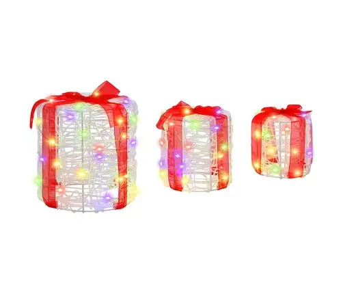 Dovanos Dėžutės Dekoracija 3 Pcs Spalvingas 20 X 20 X 21 Cm