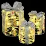Kingituse Karp Dekoratsioon 3 Pcs Soe Valge 20 X 20 X 20 Cm Pet