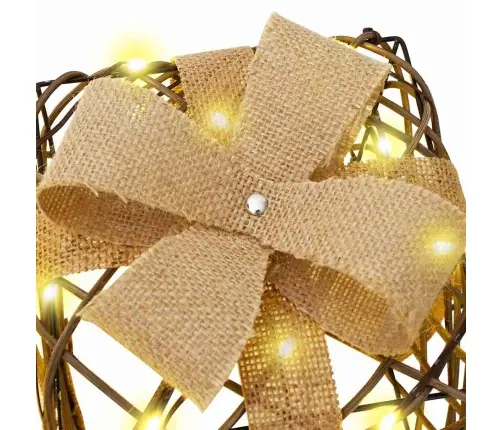 Dāvanu Kaste 3 Pcs Silti Balta 20 X 20 X 20 Cm Rotangpalma Vidaxl