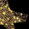 3D Zvaigzne Su 50 Led Silti Balta 55 X 52.5 X 9 Cm Pet Vidaxl