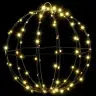 Bumba Su 96 Led Silti Balta 30 Cm Metāla Vidaxl Bumba Su 96 Led Silti Balta 30 Cm Metāla Vidaxl