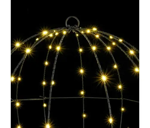 Bumba Su 120 Led Silti Balta 40 Cm Metāla Vidaxl Bumba Su 120 Led Silti Balta 40 Cm Metāla Vidaxl