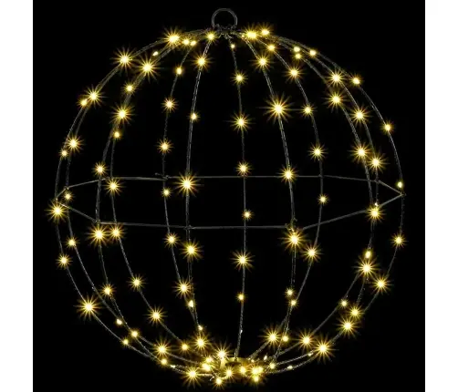 Bumba Su 120 Led Silti Balta 40 Cm Metāla Vidaxl Bumba Su 120 Led Silti Balta 40 Cm Metāla Vidaxl