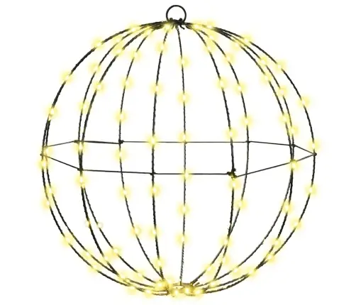 Bumba Su 120 Led Silti Balta 40 Cm Metāla Vidaxl Bumba Su 120 Led Silti Balta 40 Cm Metāla Vidaxl