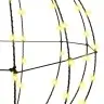 Pall Koos 160 Led-Iga Soe Valge 50 Cm Metall