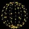 Pall Koos 160 Led-Iga Soe Valge 50 Cm Metall