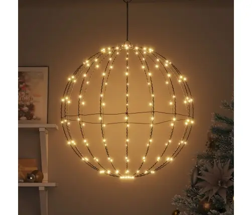 Bumba Su 192 Led Silti Balta 60 Cm Metāla Vidaxl