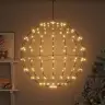 Bumba Su 192 Led Silti Balta 60 Cm Metāla Vidaxl
