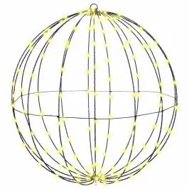 Bumba Su 192 Led Silti Balta 60 Cm Metāla Vidaxl