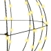 Bumba Su 192 Led 2 Pcs Silti Balta 40 Cm Metāla Vidaxl