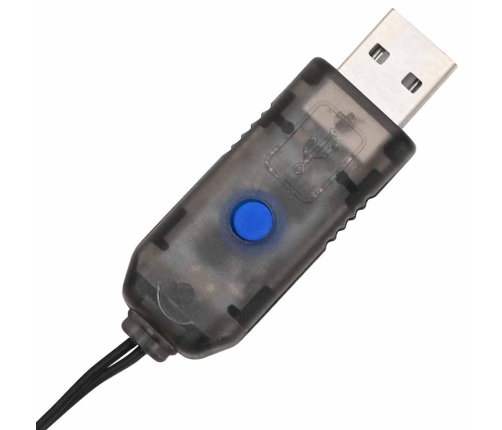 Bumba Su 192 Led 2 Pcs Silti Balta 40 Cm Metāla Vidaxl