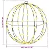 Pall Koos 192 Led-Iga 2 Pcs Soe Valge 40 Cm Metall