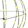 Bumba Su 320 Led 2 Pcs Silti Balta 50 Cm Metāla Vidaxl