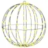 Bumba Su 320 Led 2 Pcs Silti Balta 50 Cm Metāla Vidaxl