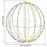 Bumba Su 384 Led 2 Pcs Silti Balta 60 Cm Metāla Vidaxl