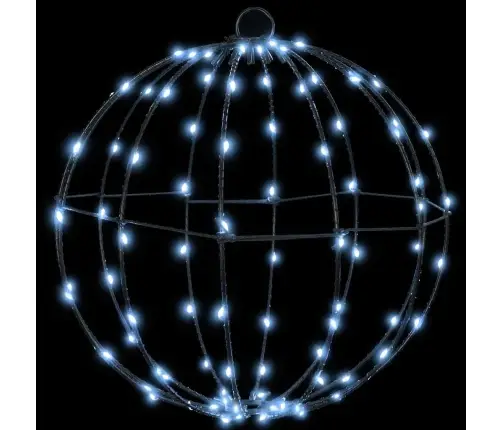 Dovana Su 96 Led Šalta Balta 30 Cm Metalas