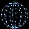 Dovana Su 96 Led Šalta Balta 30 Cm Metalas