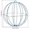 Dovana Su 160 Led Šalta Balta 50 Cm Metalas