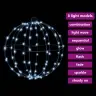 Pall Koos 192 Led-Iga 2 Pcs Külm Valge 30 Cm Metall