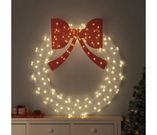 Vainikas Su 150 Led Šilta Balta 120 Cm Akrilas