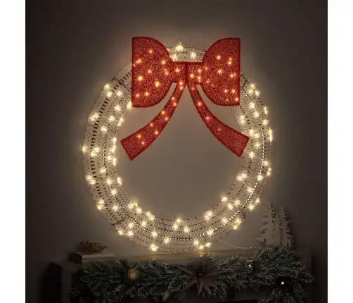 Vainikas Su 150 Led Šilta Balta 120 Cm Pet