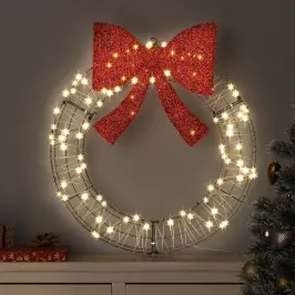 Vainags Su 60 Led Silti Balta 75 Cm Rotangpalma Vidaxl