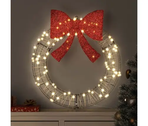 Vainags Su 60 Led Silti Balta 75 Cm Rotangpalma Vidaxl