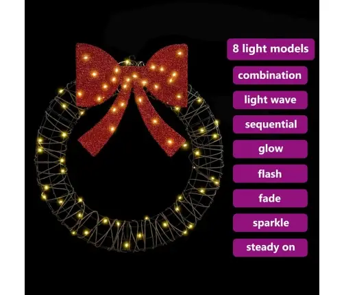 Vainags Su 60 Led Silti Balta 75 Cm Rotangpalma Vidaxl