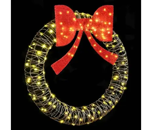 Vainags Su 150 Led Silti Balta 120 Cm Rotangpalma Vidaxl