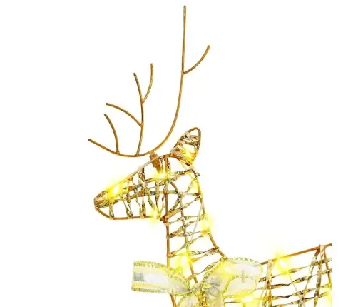 Led Elniai Su 40 Led 2 Pcs Šilta Balta Pet