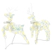 Led Puhlid Koos 60 Led-Iga 3 Pcs Soe Valge Pet
