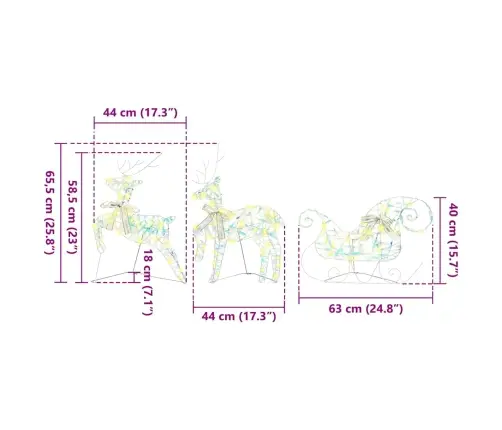 Led Puhlid Koos 60 Led-Iga 3 Pcs Soe Valge Pet