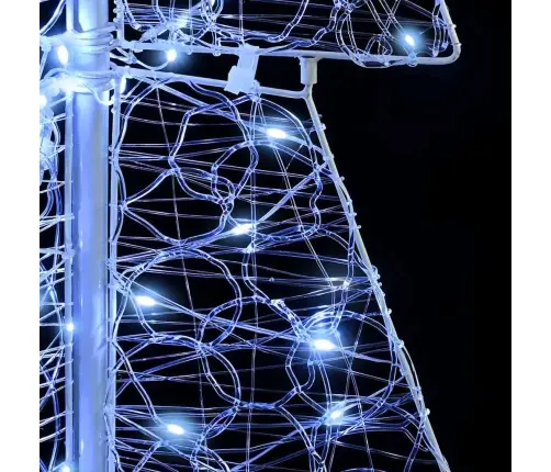 Ziemassvētku Eglīte Su 100 Led Auksti Balts 120 Cm Akrils Vidaxl