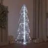 Ziemassvētku Eglīte Su 100 Led Auksti Balts 120 Cm Akrils Vidaxl