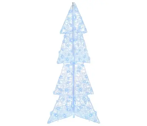 Ziemassvētku Eglīte Su 100 Led Auksti Balts 120 Cm Akrils Vidaxl