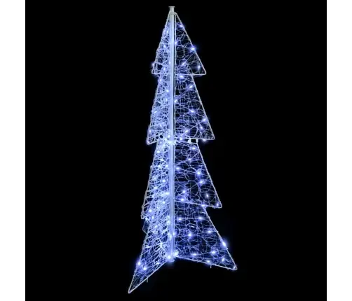 Ziemassvētku Eglīte Su 100 Led Auksti Balts 120 Cm Akrils Vidaxl