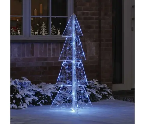 Ziemassvētku Eglīte Su 100 Led Zila 120 Cm Akrils Vidaxl