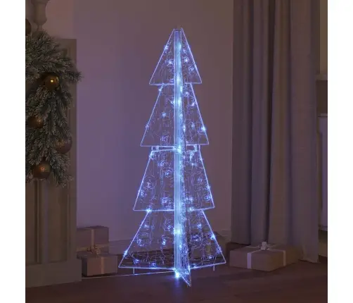 Ziemassvētku Eglīte Su 100 Led Zila 120 Cm Akrils Vidaxl