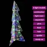 Jõulupuu Koos 100 Led-Iga Mitmevärviline 120 Cm Akrüül