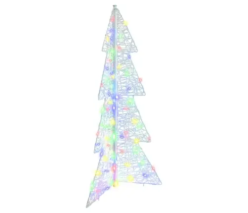 Jõulupuu Koos 100 Led-Iga Mitmevärviline 120 Cm Akrüül