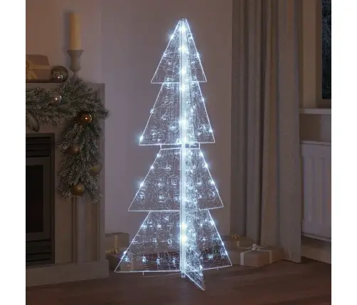 Ziemassvētku Eglīte Su 160 Led Auksti Balts 150 Cm Akrils Vidaxl