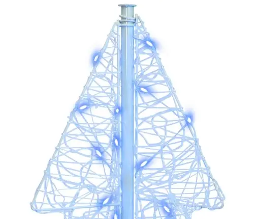 Ziemassvētku Eglīte Su 160 Led Zila 150 Cm Akrils Vidaxl