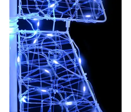 Ziemassvētku Eglīte Su 160 Led Zila 150 Cm Akrils Vidaxl