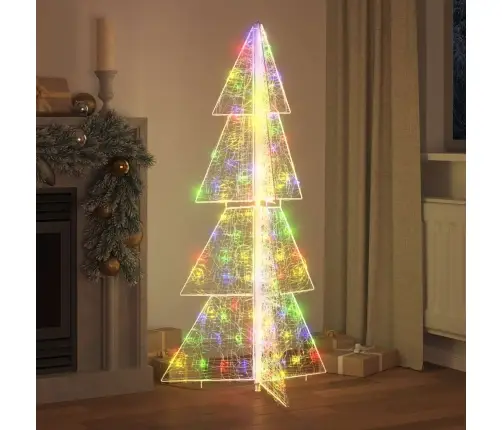 Kalėdų Eglutė Su 160 Led Įvairiaspalvis 150 Cm Akrilas