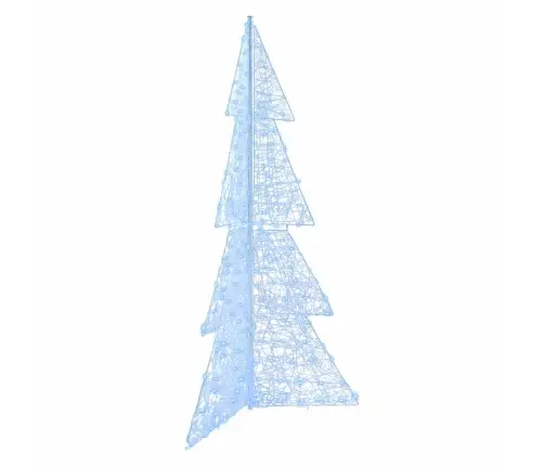 Ziemassvētku Eglīte Su 240 Led Auksti Balts 180 Cm Akrils Vidaxl