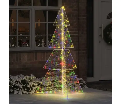 Jõulupuu Koos 240 Led-Iga Mitmevärviline 180 Cm Akrüül