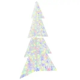 Jõulupuu Koos 240 Led-Iga Mitmevärviline 180 Cm Akrüül