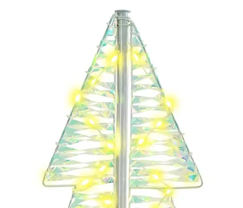 Ziemassvētku Eglīte Su 100 Led Silti Balts 120 Cm Pet Vidaxl