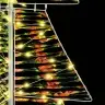 Ziemassvētku Eglīte Su 100 Led Silti Balts 120 Cm Pet Vidaxl