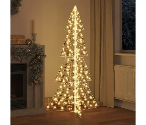 Ziemassvētku Eglīte Su 240 Led Silti Balts 180 Cm Pet Vidaxl